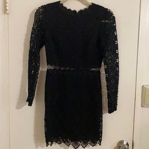 Lace long sleeve dress